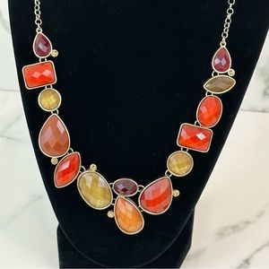 Vintage Premier Designs poppy statement necklace